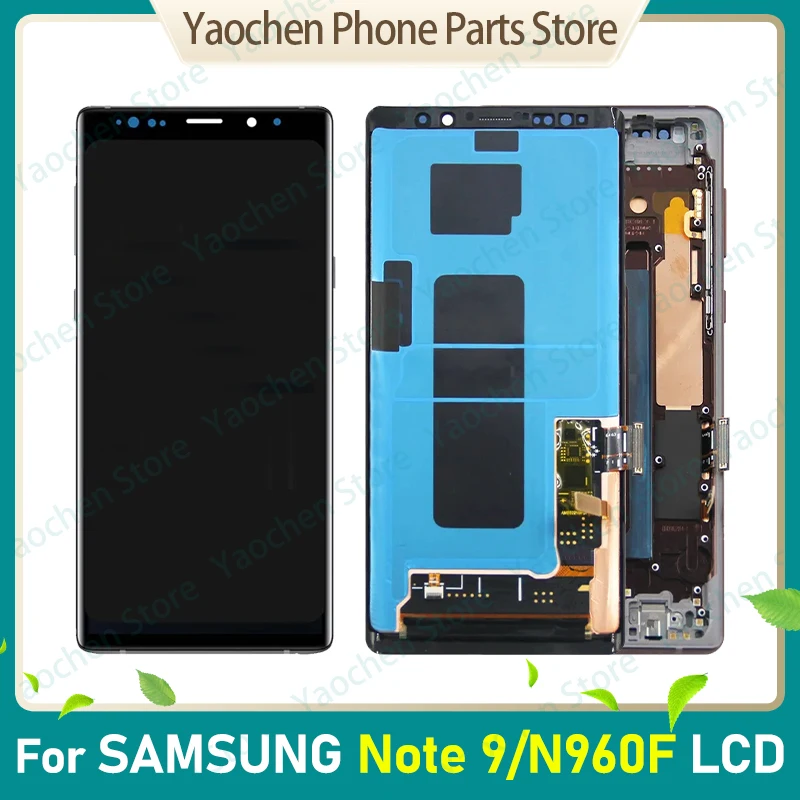 

Super AMOLED Screen For Samsung Galaxy Note 9 Lcd Display Touch Screen Digitizer Assembly For Samsung Not.e9 SM-N960F N9600 LCD