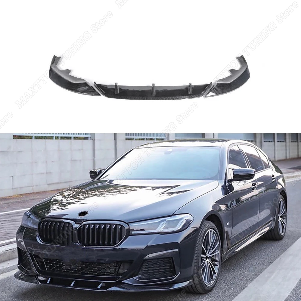 

Front Bumper Lip Spoiler Splitter Diffuser For Bmw 5 Series G30 G31 520d 530d 540i M550i 2021-2023 LCI MP Style Body Kit Tuning