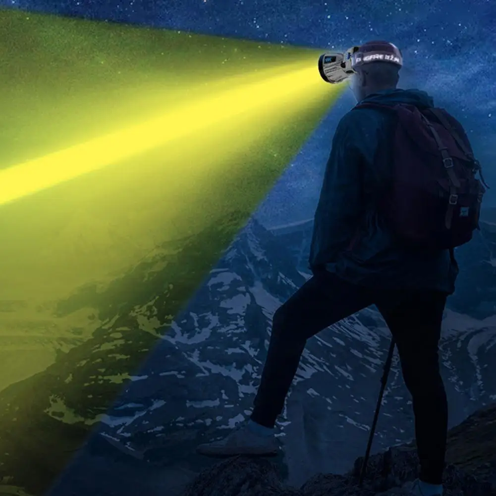 

High Power Headlamp Waterproof Headlamp Waterproof Rechargeable Headlamp Super Bright Multiple Modes High-power for Emergencies