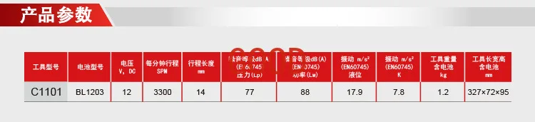 Электрическая сабельная пила 12 В 2 0 Ач два электрических комплекта с одной