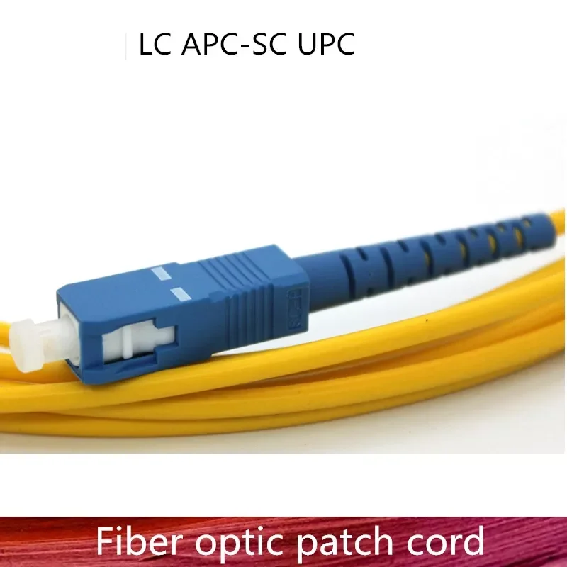 LC/APC to SC/UPC Fiber Optic Patch Cord Cable LC-LC 1m/3m/5m/10m/20m/30m Jumper Single Mode Simplex