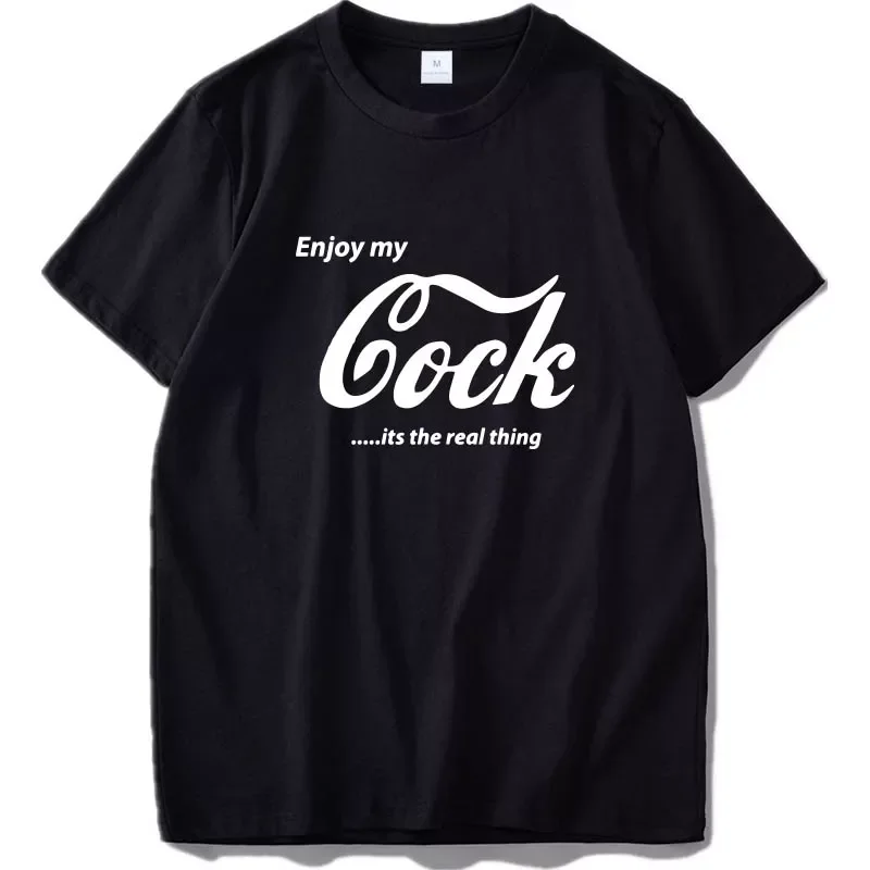 

100% Cotton T-shirt Pun Funny Humor Connotation Original Design Joke Tshirt Male Summer Tee