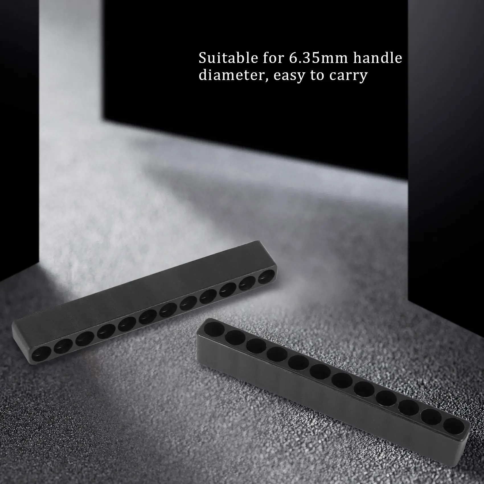 10 шт. держатель для отверток с 12 отверстиями коробка блок черного цвета