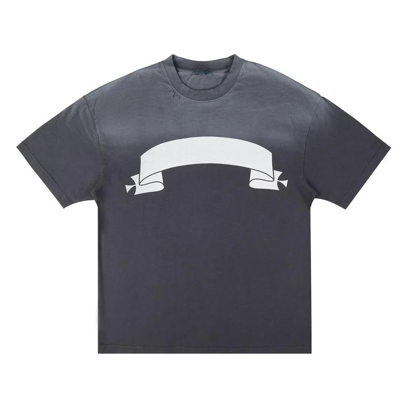 

22SS Vintage Washed Make Old High Quality 1:1 T Shirt Men Women EU Size Heavy Fabric Top Tees Streetwear Summer Justin Bieber