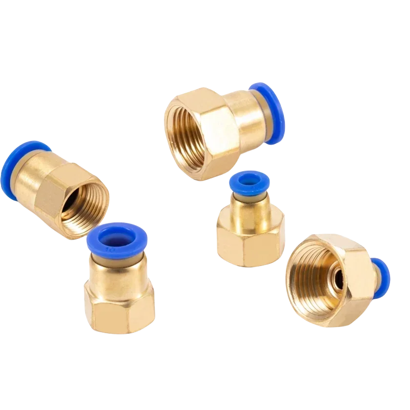 50/100/500 PCS PCF с внутренней резьбой Прямой пневматический соединитель воздуховода