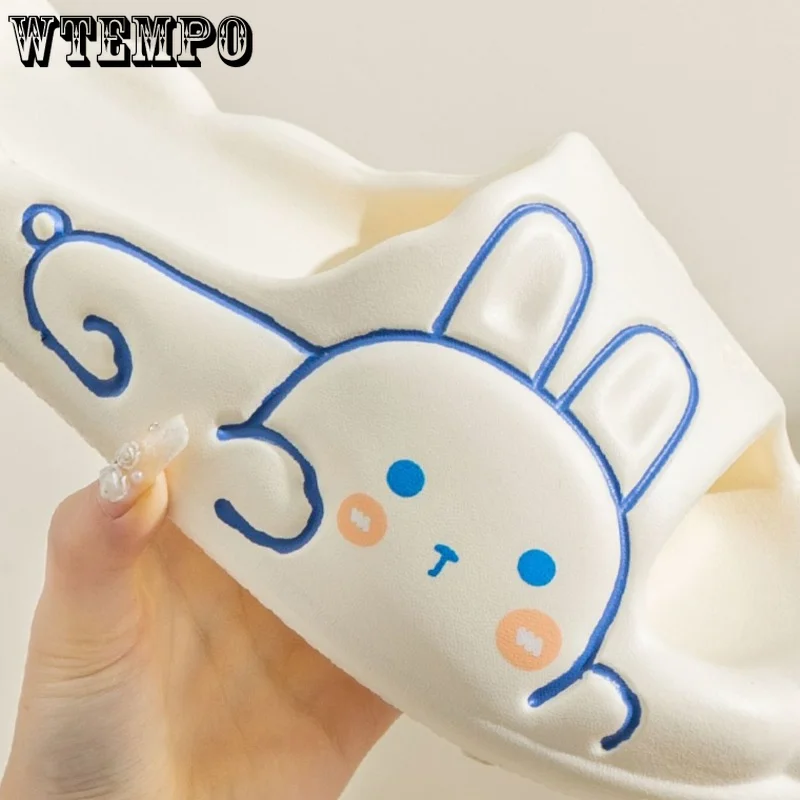 WTEMPO Women Slippers Summer Cartoon Shoes EVA Outdoor Sandals Soft Thick Non-slip Pool Indoor Home Flip Flops Dropshipping