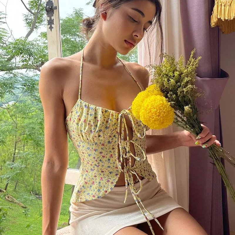 

Sexy Crop Top Women Y2k Summer 2022 Gothic Clothes Aesthetic Emo Tanks Camis Fairycore Festival Clothing Rave Outfits for Girls