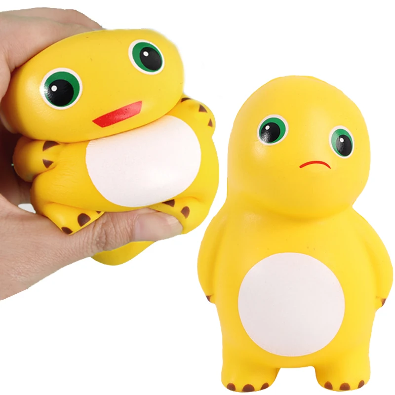 

Cute Yellow Little Milk Dragon Knead Music New Slow Rebound Kids Toys Tilt Doll Proud Adult Stress Relief Knead Music Doll Gifts