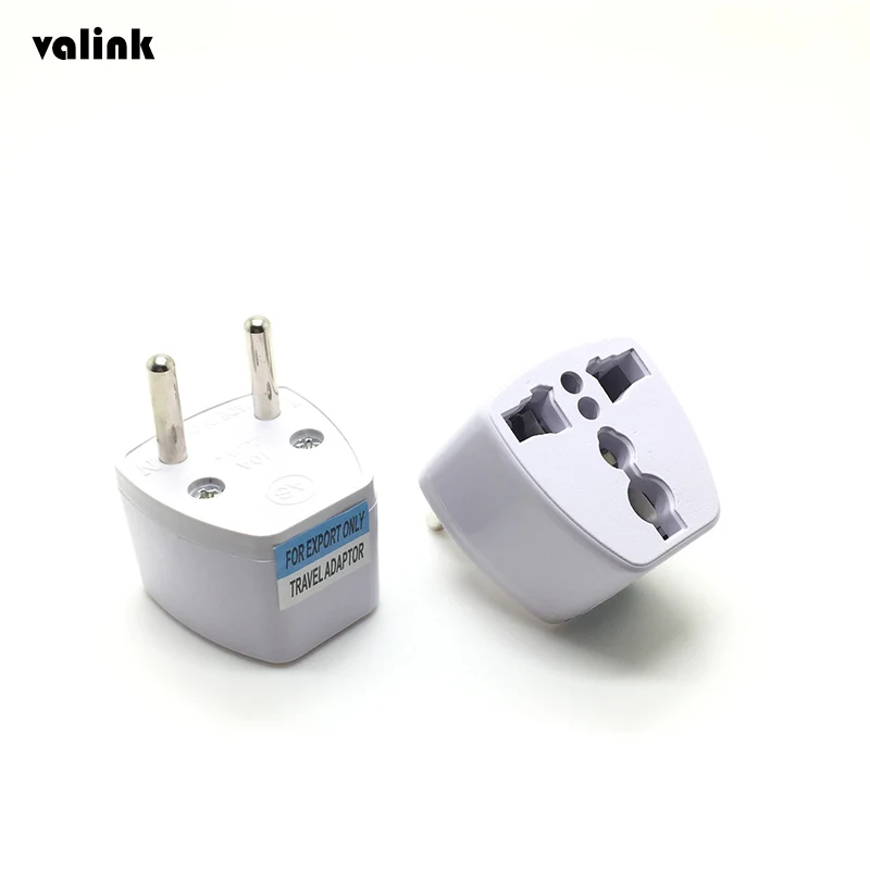 

1PC Universal US UK To EU Plug USA To Euro Europe Travel Wall AC Power Charger Outlet Adapter Converter 2 Round Pin Socket Plugs