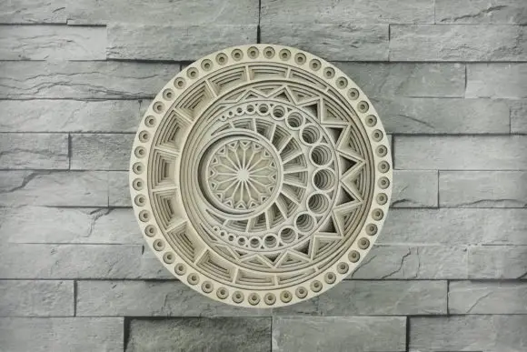 

Многослойный значок, лазерная резка, векторный шаблон, многослойная панель, предназначенная для лазерной резки на станках с ЧПУ, цифровой п...