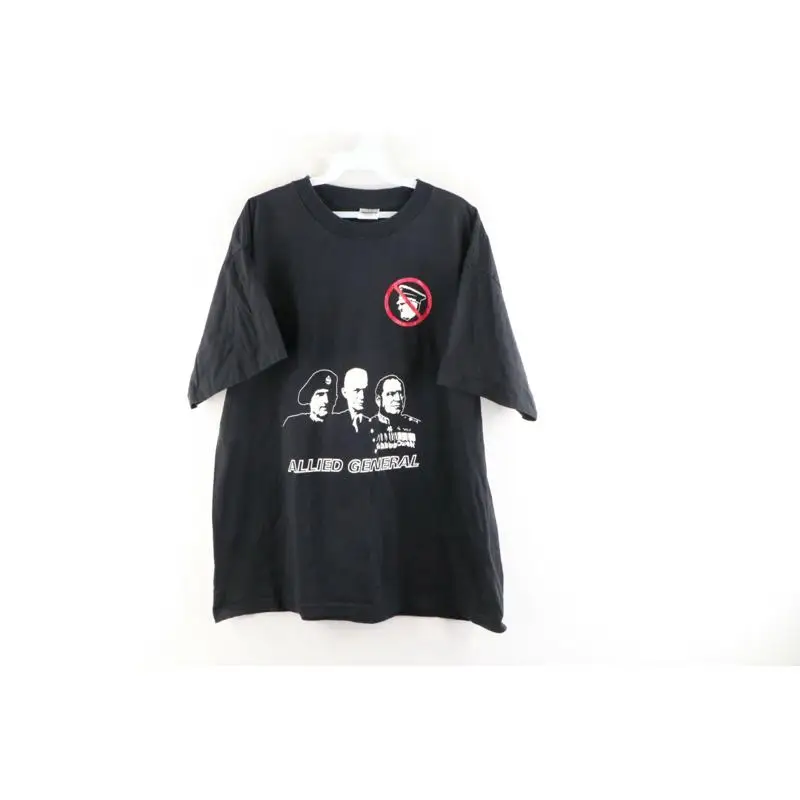 Фото Мужская двусторонняя футболка Vtg 90-х годов Halestorm Inc XL Allied Generals для компьютерных игр №1