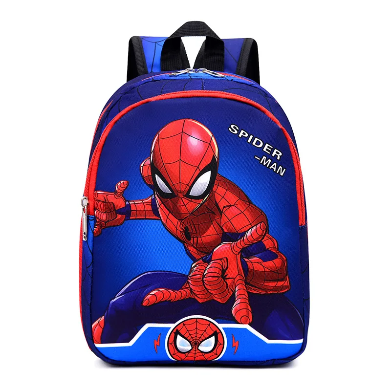 2022 Disney New Kindergarten Bag For Boys Spider Man Captain America Student Shoulder Orthopedic Backpack Kids Gifts Mochila