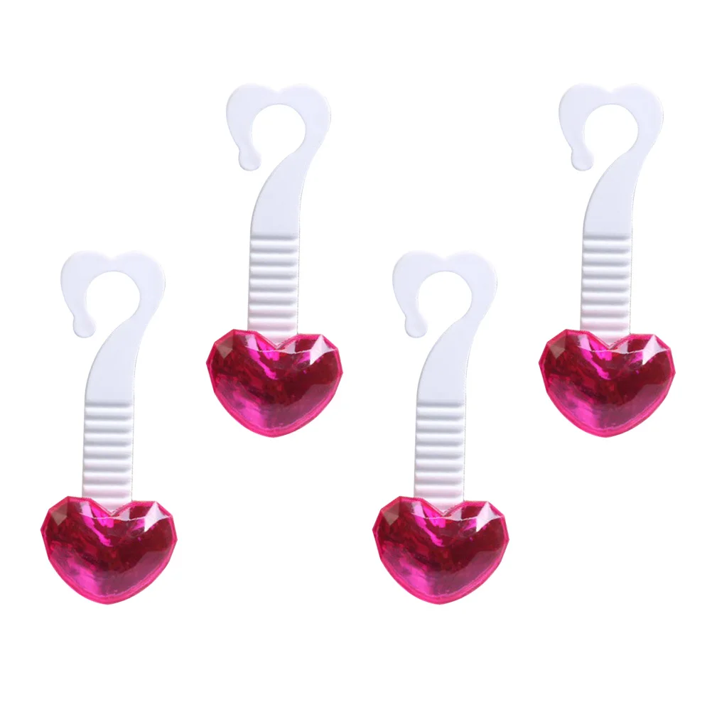

4 Multifunctional Practical Heart Shape Hook Hooks Hanging Hook for Car SUV