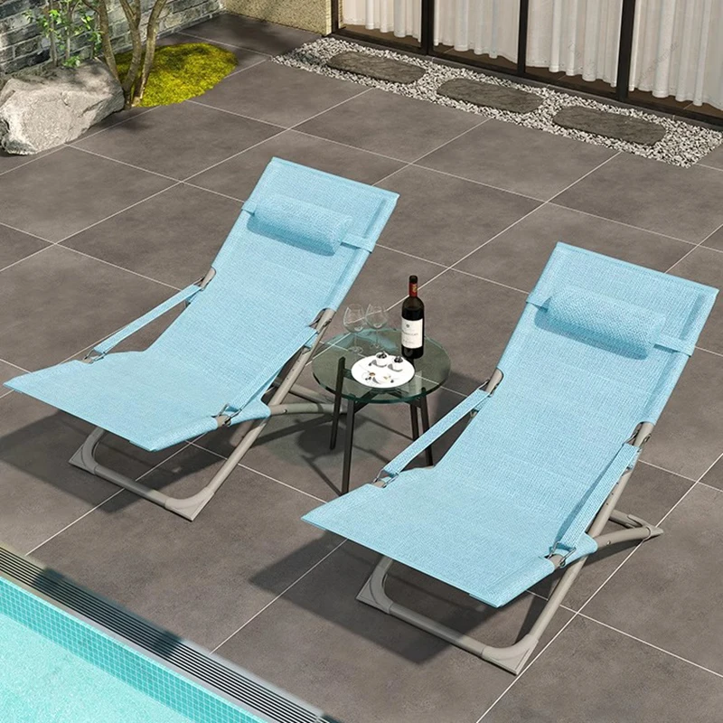 Уличные складные пляжные кресла, портативное кресло с откидывающейся ...