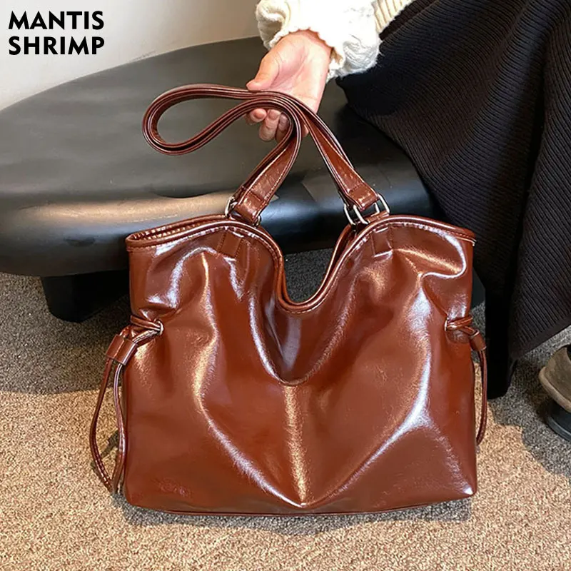 

Women Bag Casual Tote Bags PU Leather Female Handbag Large Capacity Shoulder Bag for Women Tote Ladies Vintage All Match Bolsas