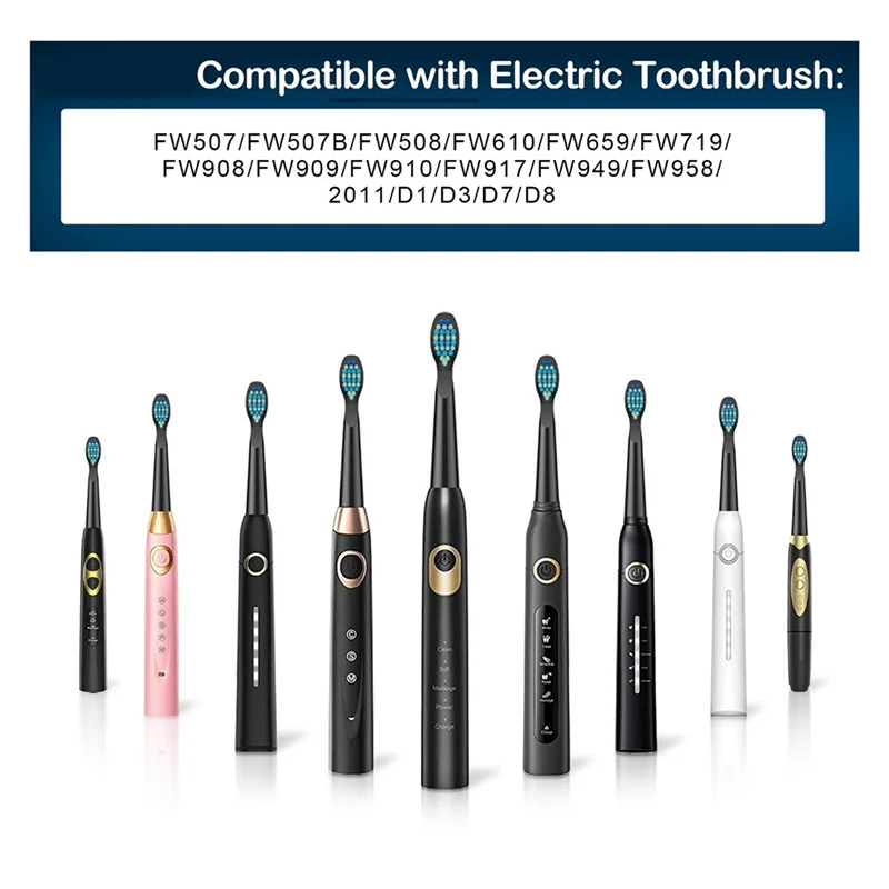 10 шт. насадки для электрических зубных щеток FW-507/508/551/917/959 FW-/FW-D3/FW-D7/FW-D8