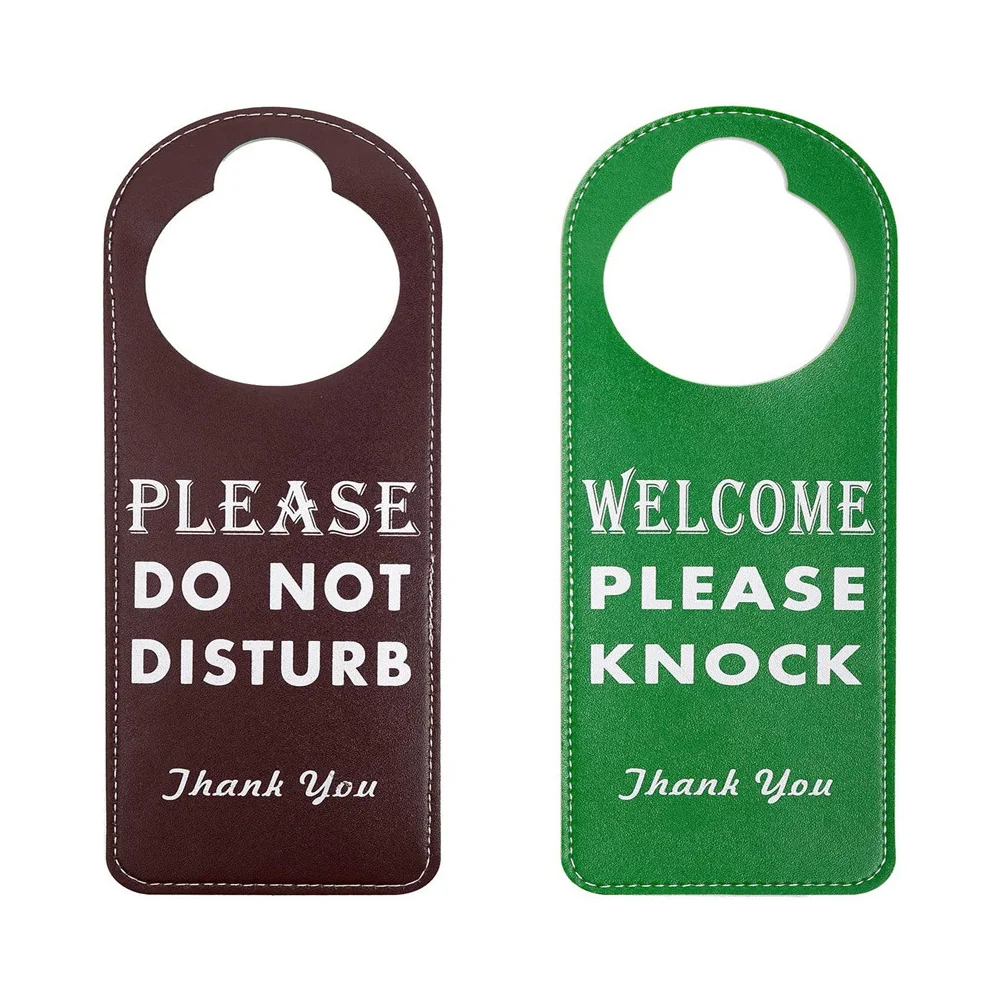 

Shop Sign Privacy Door Signboard Office Decor Hanger Pu Signs Bedroom Conference