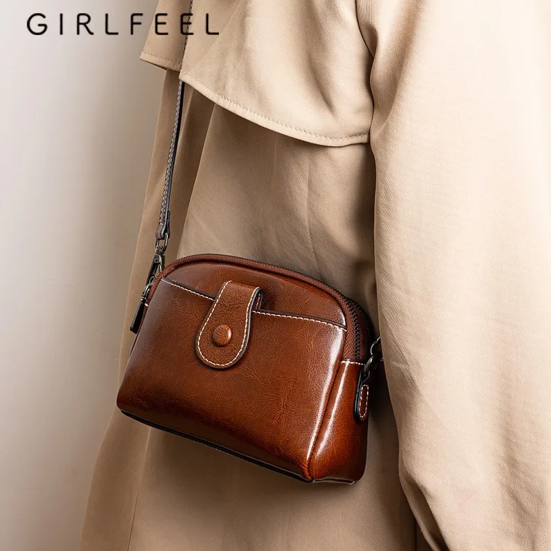 

Необходимая сумка через плечо из воловьей кожи, маленькая квадратная сумка, новинка 2023, Лидер продаж, дизайнерская брендовая сумка через плечо