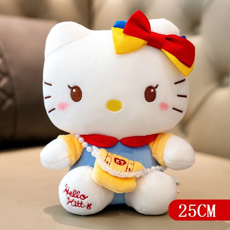 

25/33cm Cartoon Plushies Kawaii Hello Kitty Plushie Bouquet Anime Plush Toys Stuffed Animals Cat Soft doll Plushie