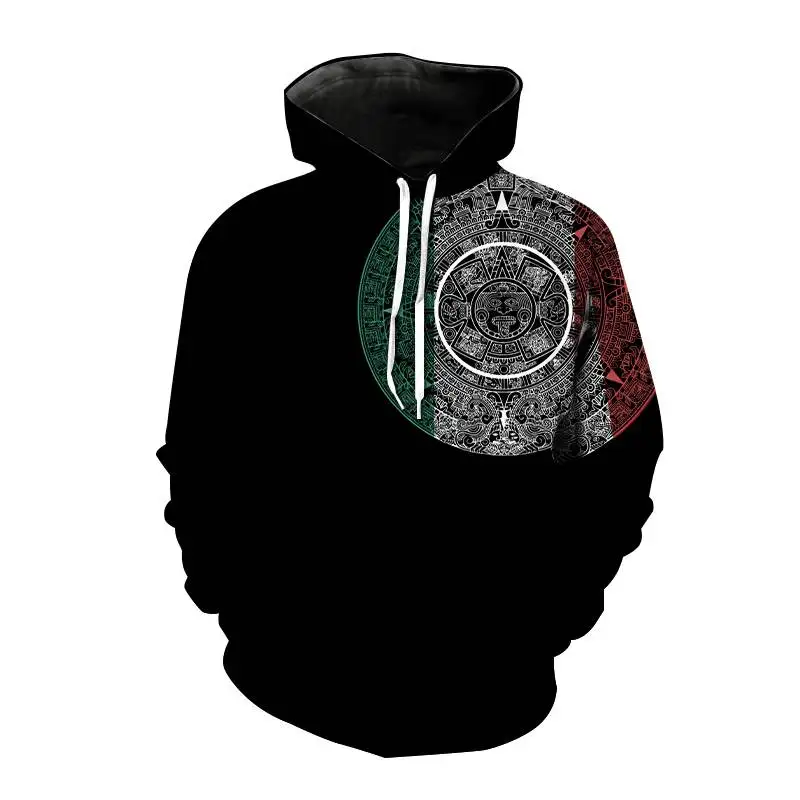 Модные толстовки с флагом Мексики мексиканские 3D принты для мужчин и женщин
