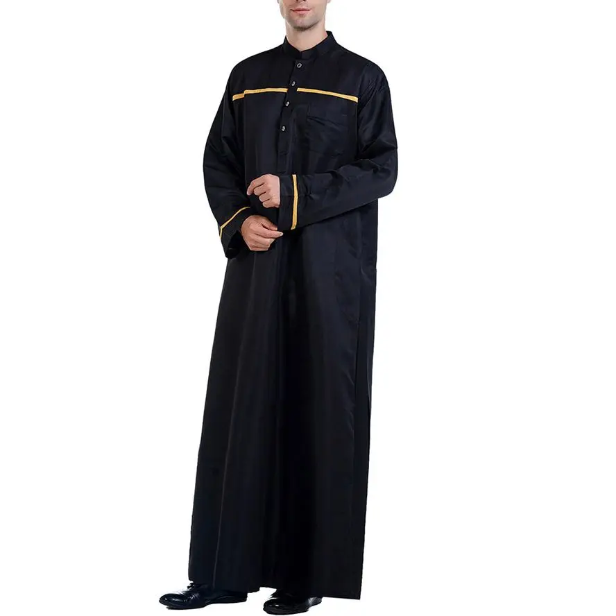 

Dress Men Islamic Arabic Jubba Thobe Long Sleeve Saudi Arabia Abaya Men's Clothing White Pakistan Robes Men Muslim Kaftan 2022