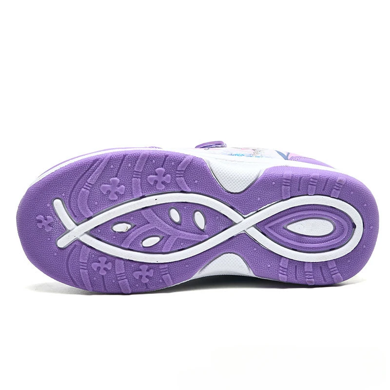 Милая повседневная обувь для девочек из мультфильма Disney Холодное сердце и Эльзы