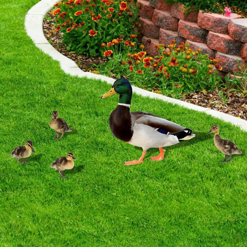 

Eco-friendly Cute Duckling Animal Figure Poultry Insert Sign Insert on Lawn Ornaments Adorable Animal Stakes Garden Decor