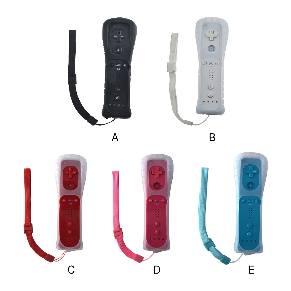 Round Edge Wireless Remote Gamepad Soft Button For Comfort High Compatibility Plus black