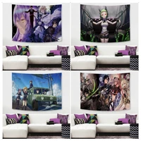 anime seraph of the end diy wall tapestry japanese wall tapestry anime art home decor