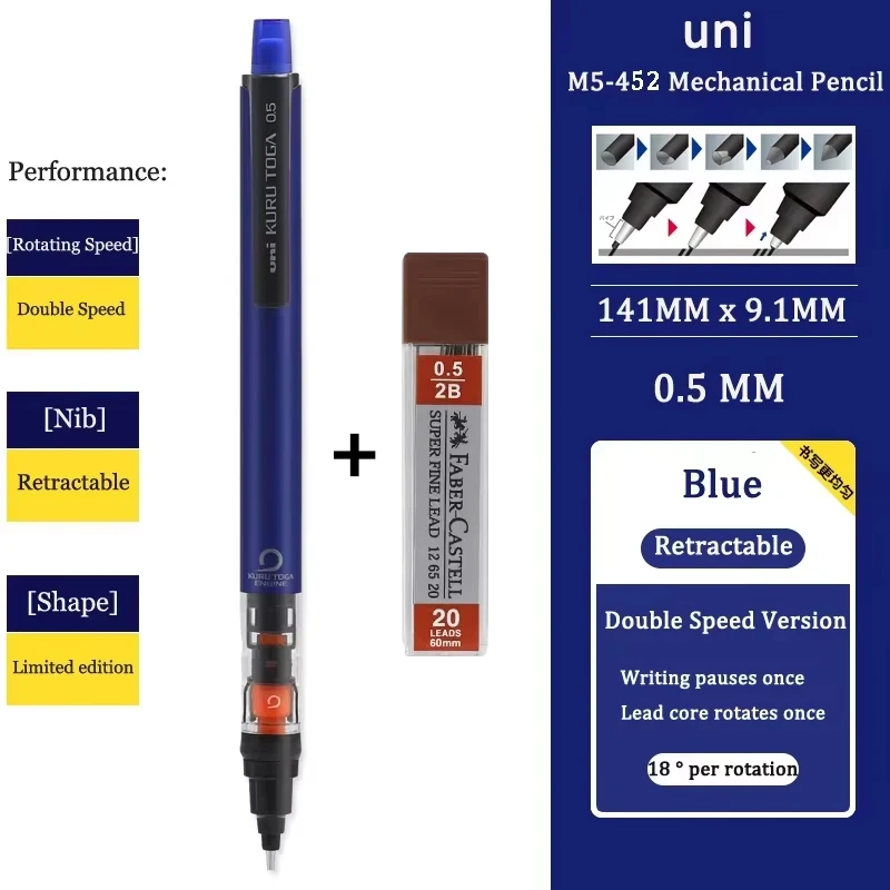 

Механический карандаш Uni Kuru Toga 0,5 мм