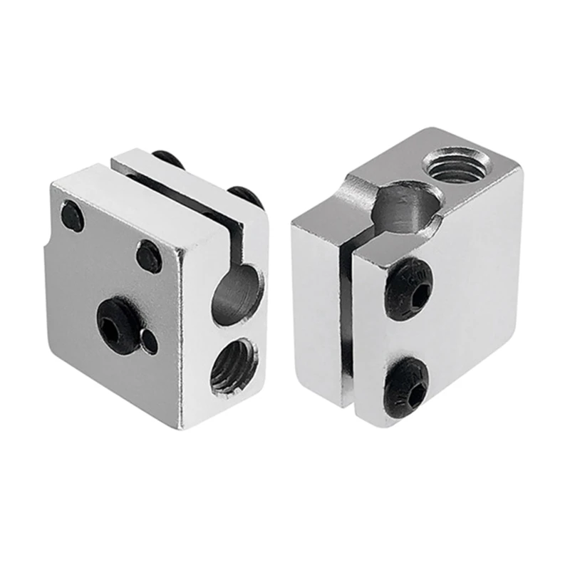 

R58A алюминиевый тепловой блок для 3D принтера, Hotend алюминиевый сплав, экструдер Volcano, нагревательный блок, закаленный при высокой температуре