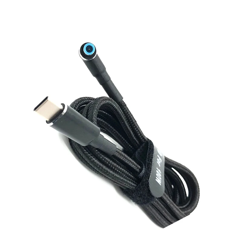 

Лидер продаж, зарядный кабель с USB C на ноутбук, адаптер типа C на DC 4,5X3,0 мм, конвертер 100 Вт PD, шнур питания для зарядного устройства HP
