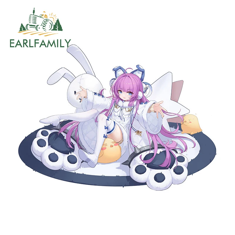 

EARLFAMILY 13 см x 9,6 см для автомобиля «коготь Лейн», наклейка на окклюзию с защитой от царапин и солнца, персональная забавная наклейка, шлем, укра...