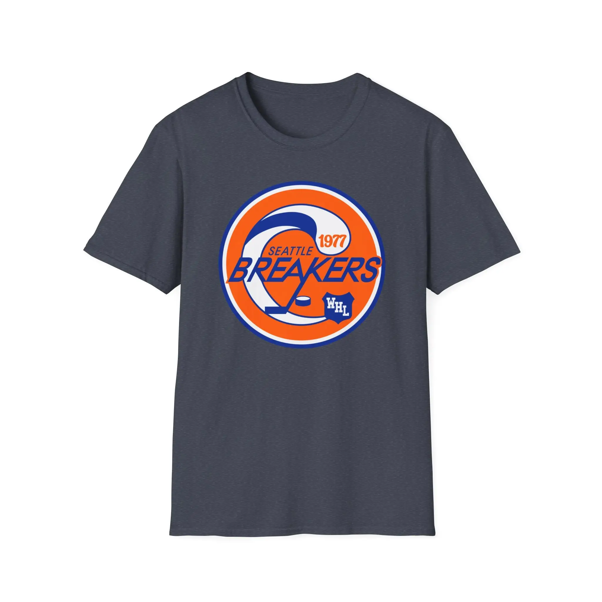 Throwbackmax Seattle Breakers Wave Whl 1977 Hockey Classic Cut Premium Blend T Shirt Multiple Colors Https Www Etsy Com Hk