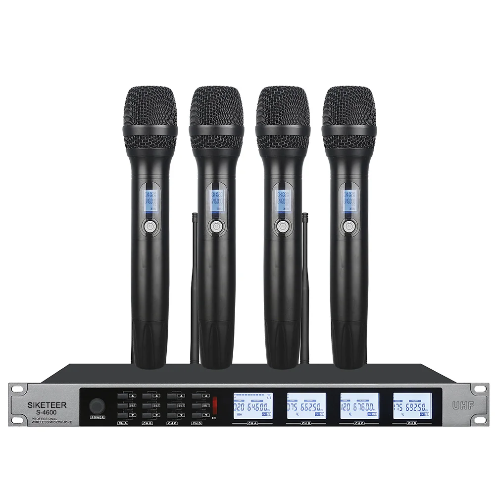 

UHF Wireless Microphone System Handheld Microphone Headset Microphone Church School Outdoor Activity Stage Microphone