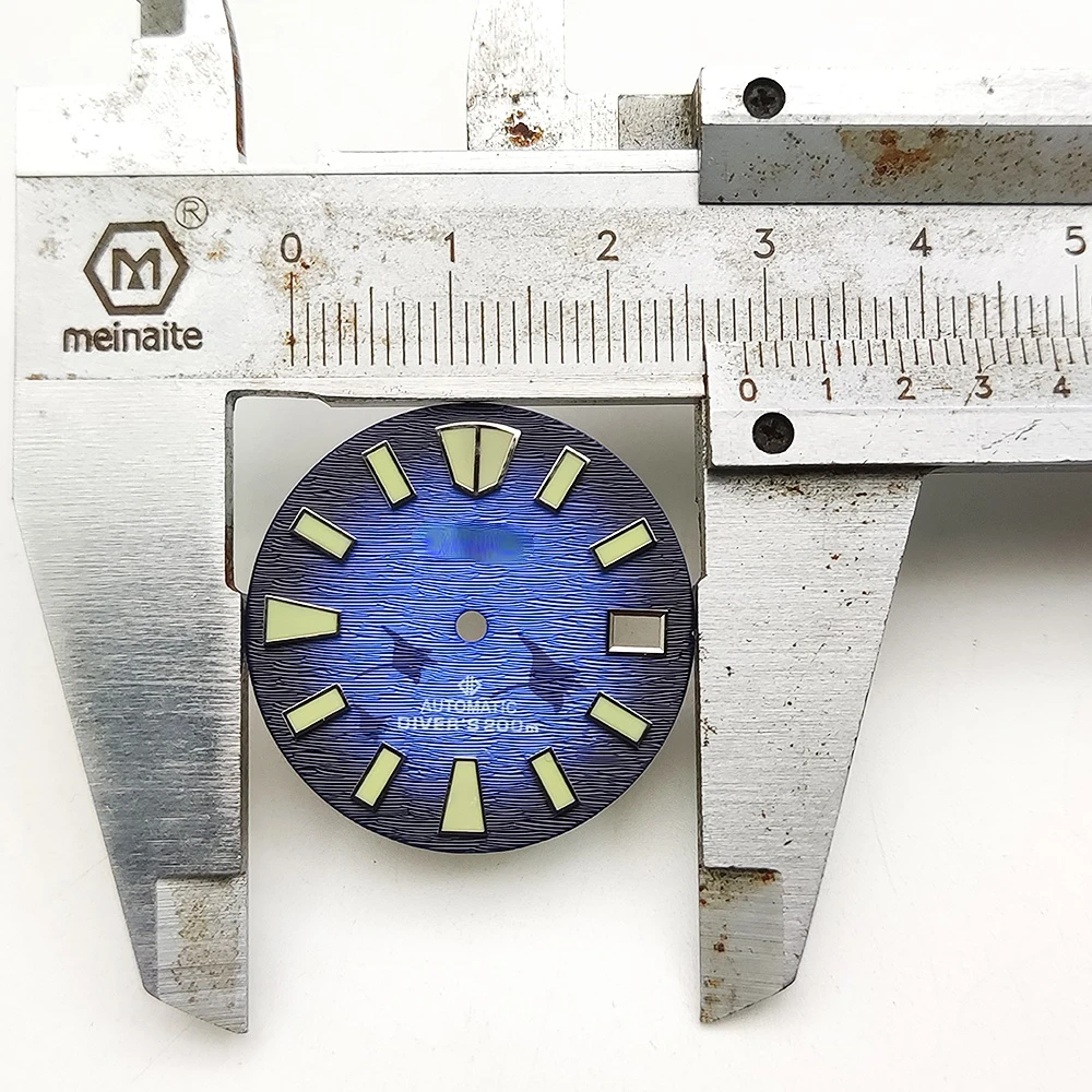 S 28.5mm Watch Dial Marine Abalone Literally Luminous Dial Fit Japan NH35 NH36 4R 7S Automatic Movement Men Watch Accessories