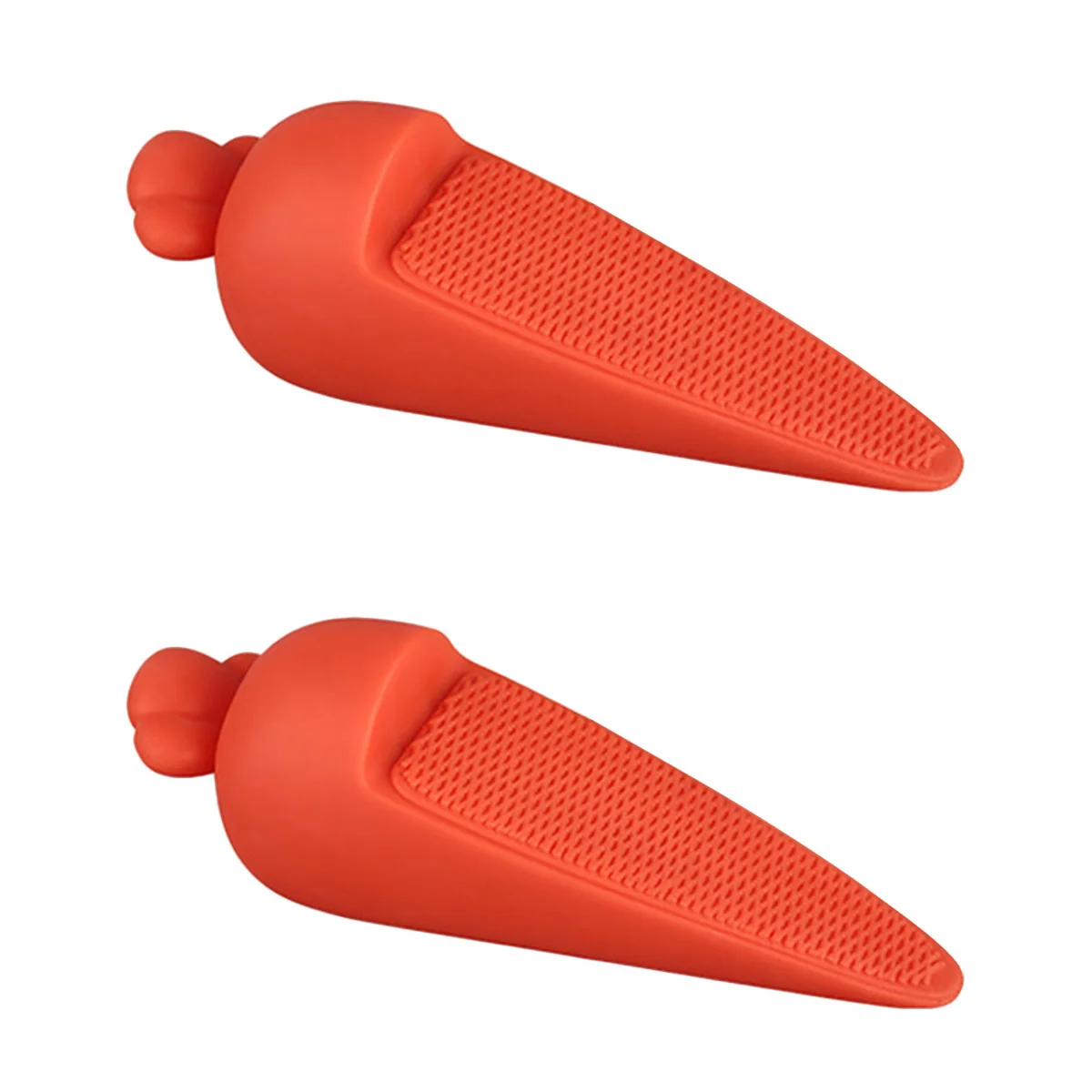 

Set 2 Wedge Shape Door Stopper Child Bumper Protector Household Tools Silica Gel Home Stoppers