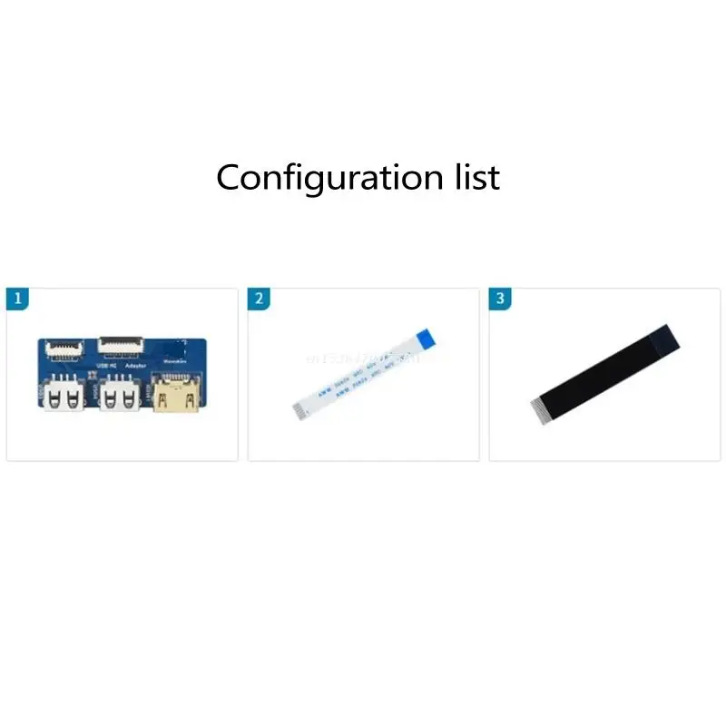 

USB HDMI-compatible Expansion Board For CM4-IO-BASE Adapting FFC Connector Dropship