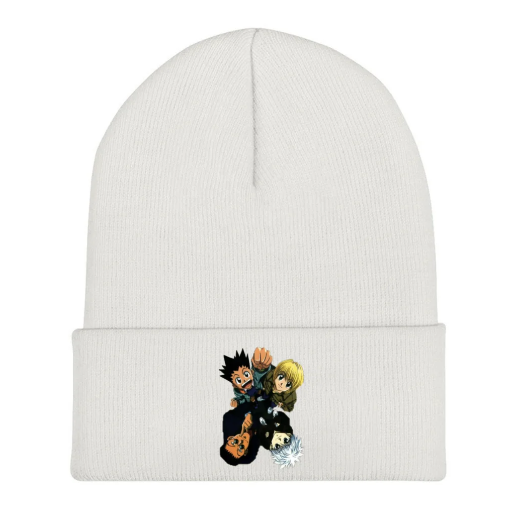 

Knit Hat Hunter X Hunter KlIIuaz Cartoon Winter Warm Beanie Caps Friends Forever Men Women Fashion Casual Bonnet