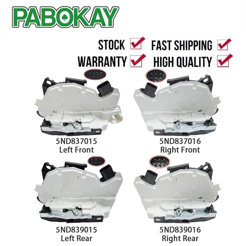 

AP01 Right Left Front Rear For Audi A1 (2011-2014) Door Lock Mechanism 5N1837015A 5N1837016A 5N0839015A 5N0839016A