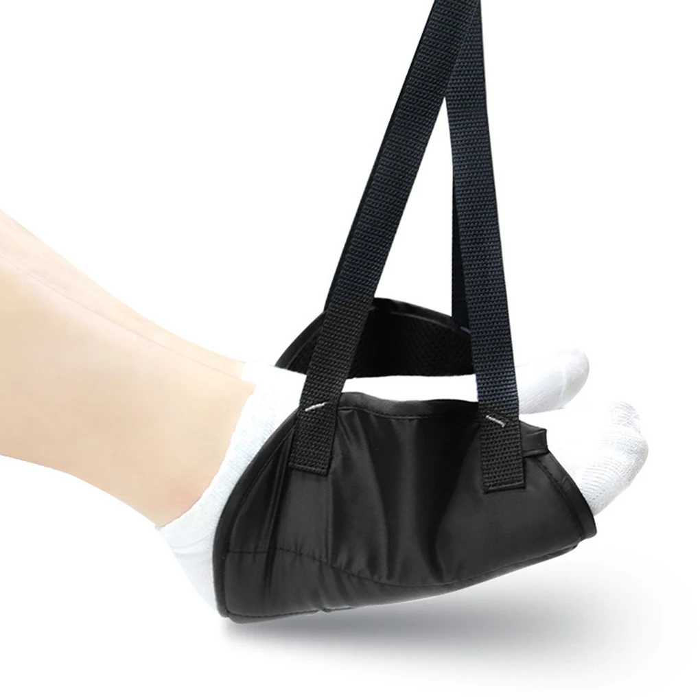 

Портативный подвесной гамак с сумкой для хранения, подставка из пены для ног самолета, офиса, поезда, для переноски