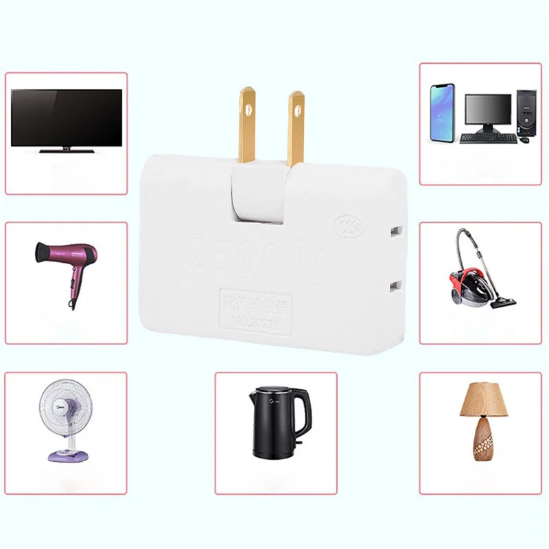 Вращающаяся розетка переменного тока преобразователь One In Three удлинитель на 180