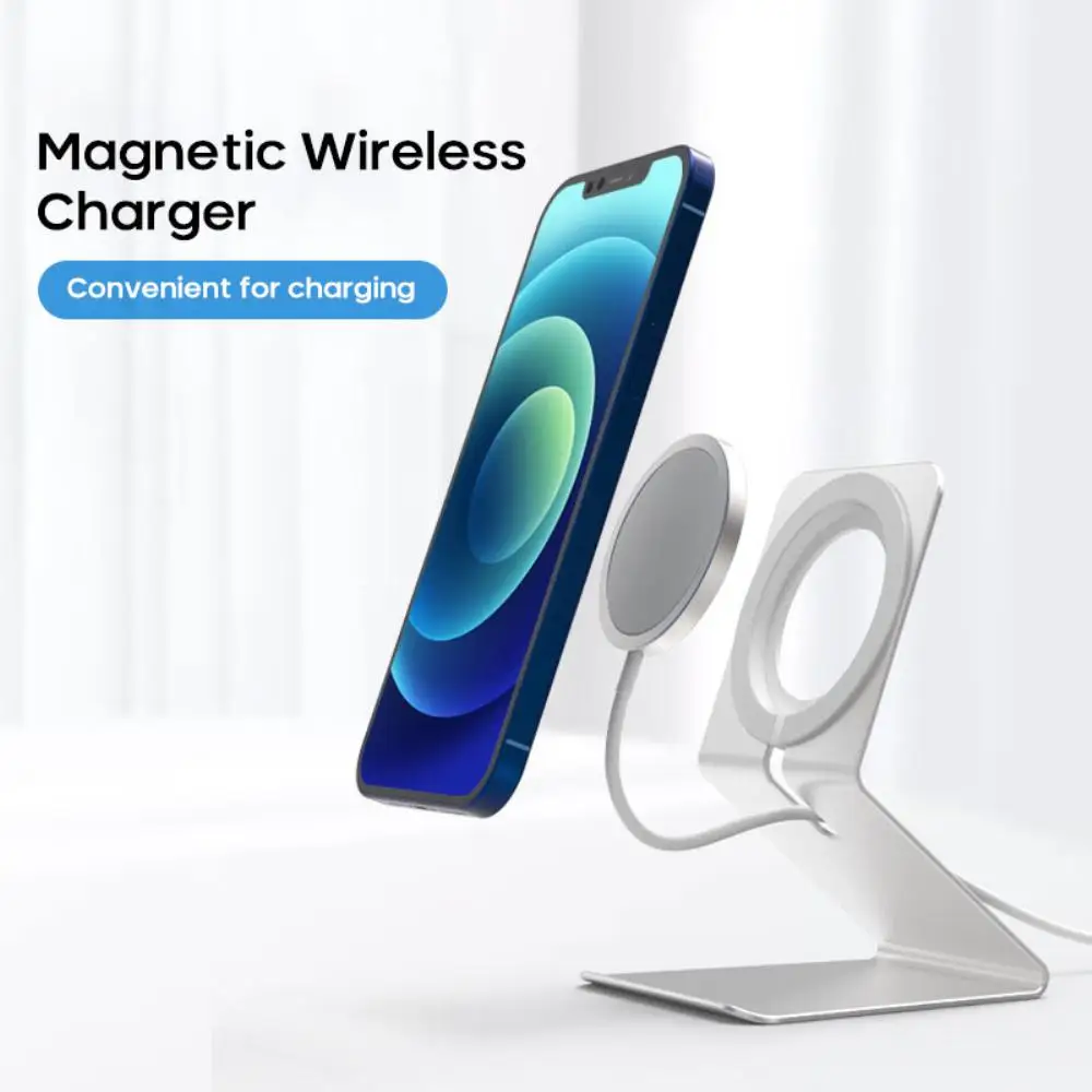 

Magnetic Wireless Charger For iPhone 14 13 12 11 Max Phone Support For iPhone 12 13 mini Desktop Stand Accessories