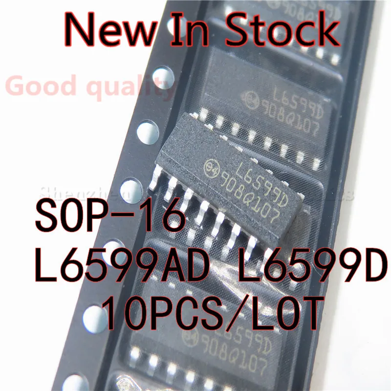 10 шт./лот L6599AD L6599D L6599DTR L6599ADTR SOP-16 SMD ЖК-чип, Новый коридор