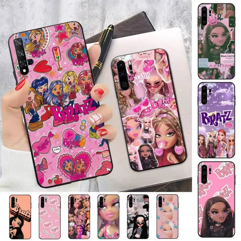 

Cute lovely Doll Bratz Girl Phone Case for Huawei P30 40 20 10 8 9 lite pro plus Psmart2019