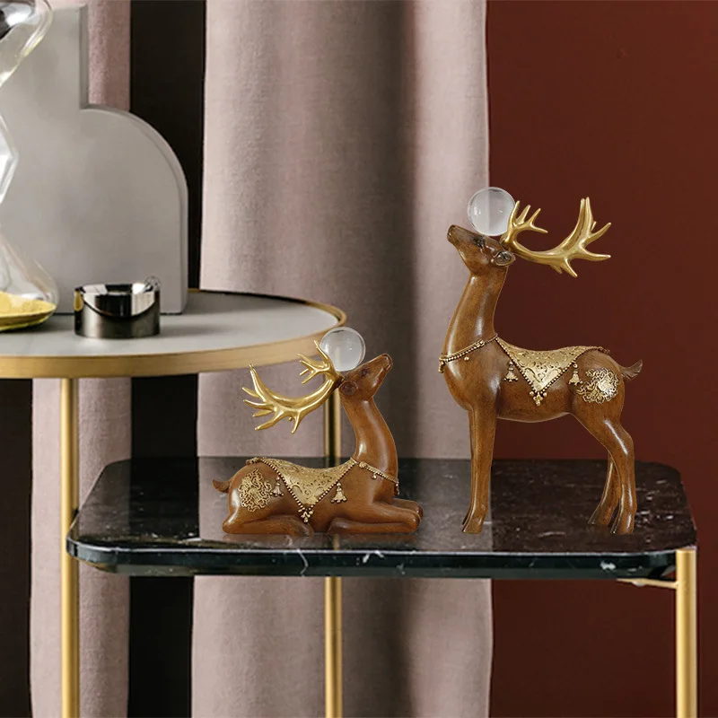 

Creative European Ornament Resin Crafts Home Decoration Accessories Miniature Figurines for Interior Nordic Decor Desk Room