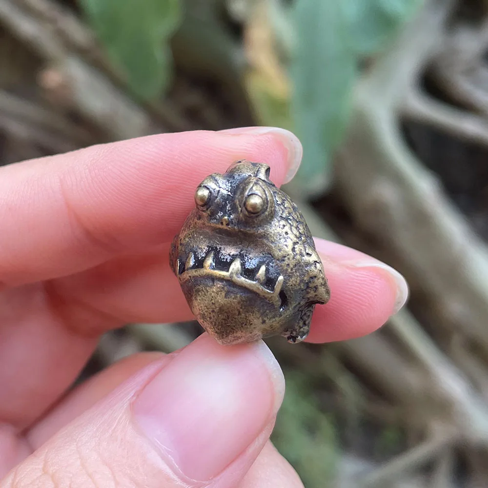 EDC нож бусины для улицы DIY инструменты латунь пиранья ремешок подвески брелоки