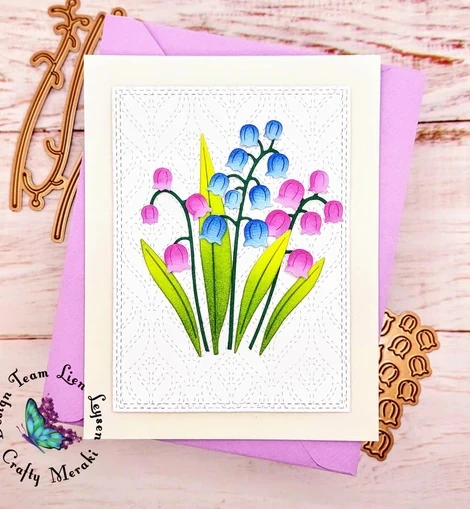 Металлические штампы lila meraki flora para die cut mold card альбом для скрапбукинга бумаги