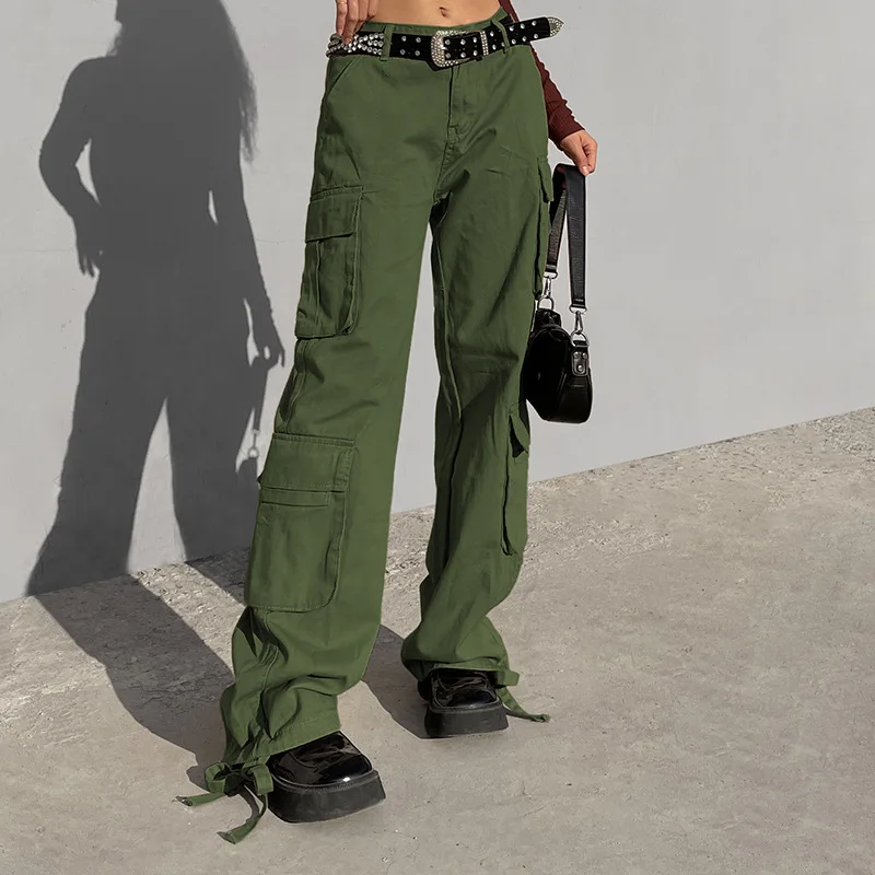 

High Waist Loose Wide Legs Retro Daddy Jeans Workwear Straight-Leg Denim Trousers for Women 2022 Summer Jeans Pants