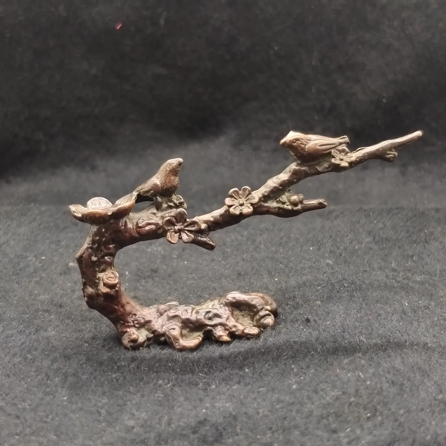 

Pleasant Eyebrows Towering Incense Ornaments Study Living Room Home Crafts Copper Ware Collectible Decorations